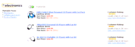 Example of an Applet That Interweaves Records: This image is described in the surrounding text.