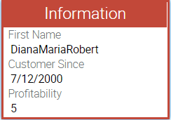 Form infolet displaying values for multiple fields using vertical styling: This image is described in the surrounding text.