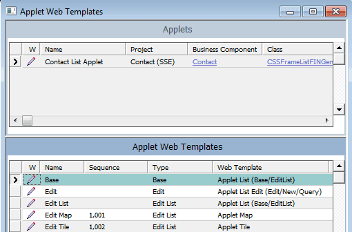Siebel Tools Configuration: This image is described in the surrounding text.