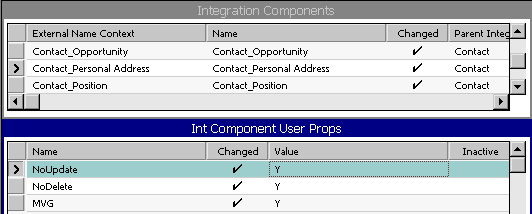 Setting NoUpdate and NoDelete User Properties: This image is descried in the surrounding text.