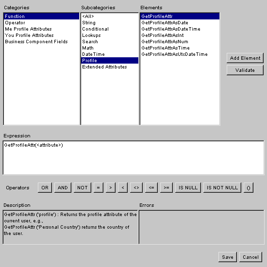 Personalization Business Rules Designer. This image is described in surrounding text.