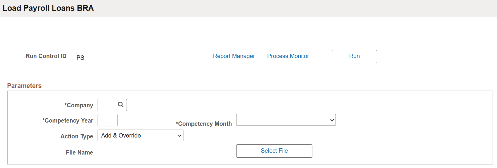 Load Payroll Loans BRA page