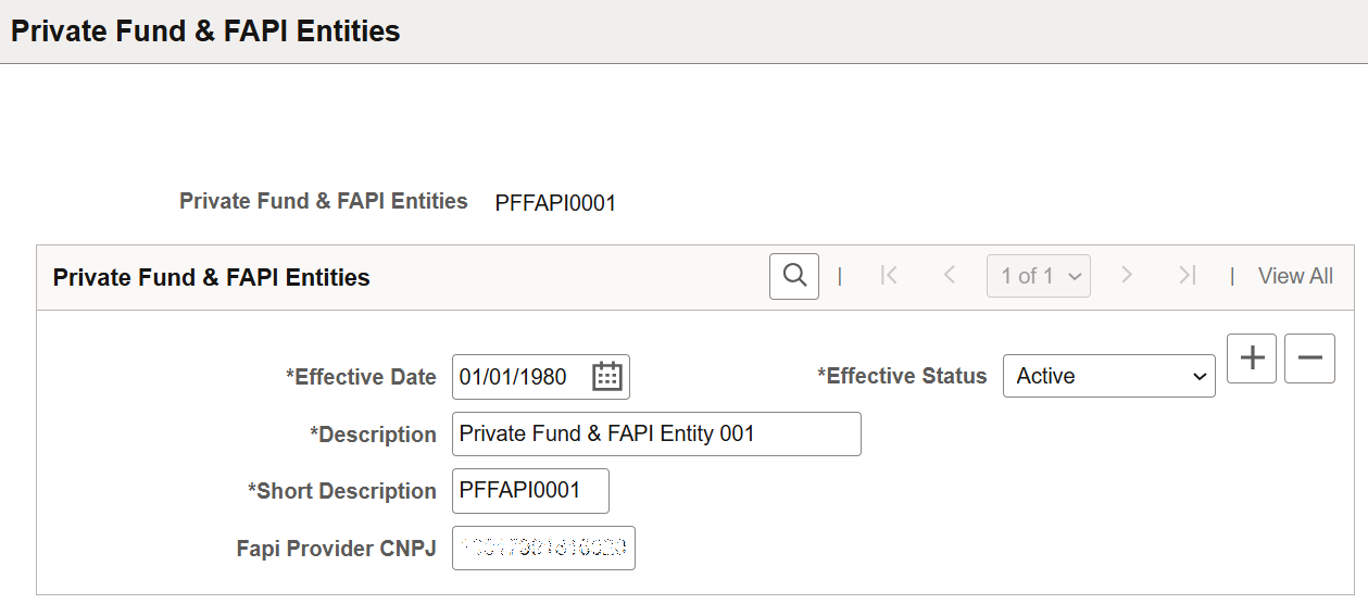 &Private Fund & FAPI Entities page
