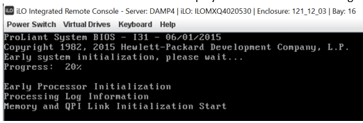 Host rebooting