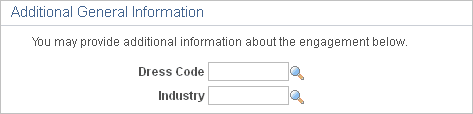 Service Order - Additional General Information page