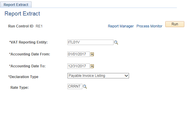 Report Extract Page
