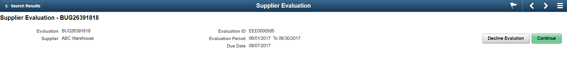 Decline Evaluation