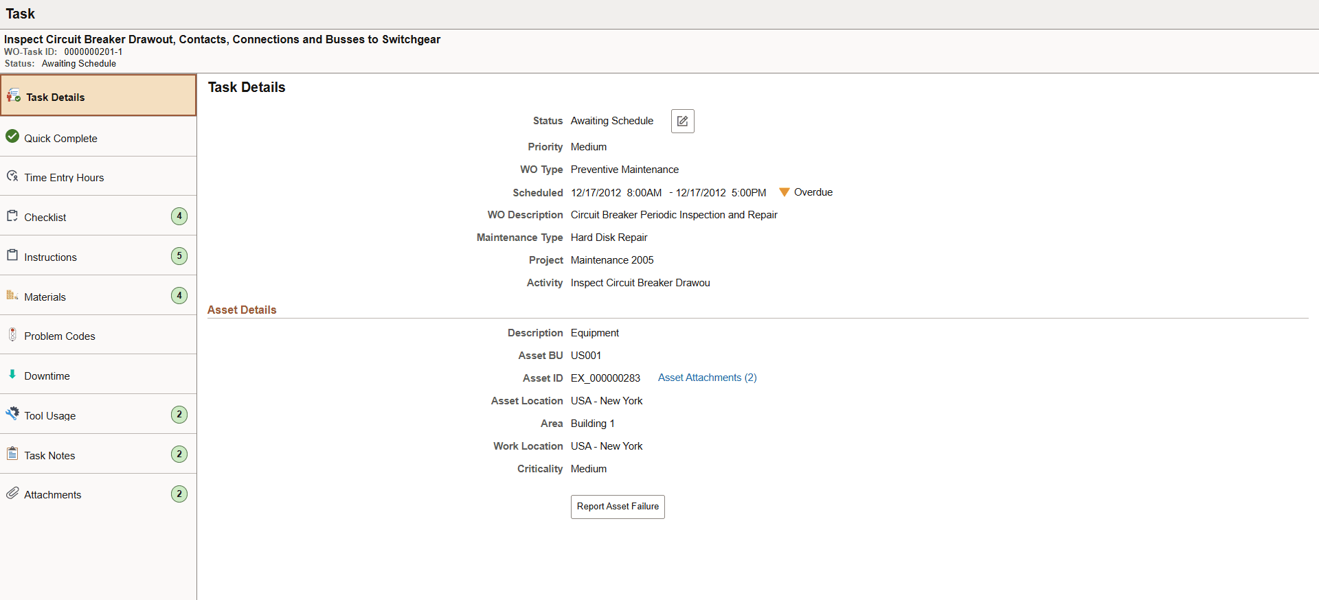 Task Details