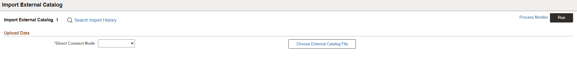 Import External Catalog