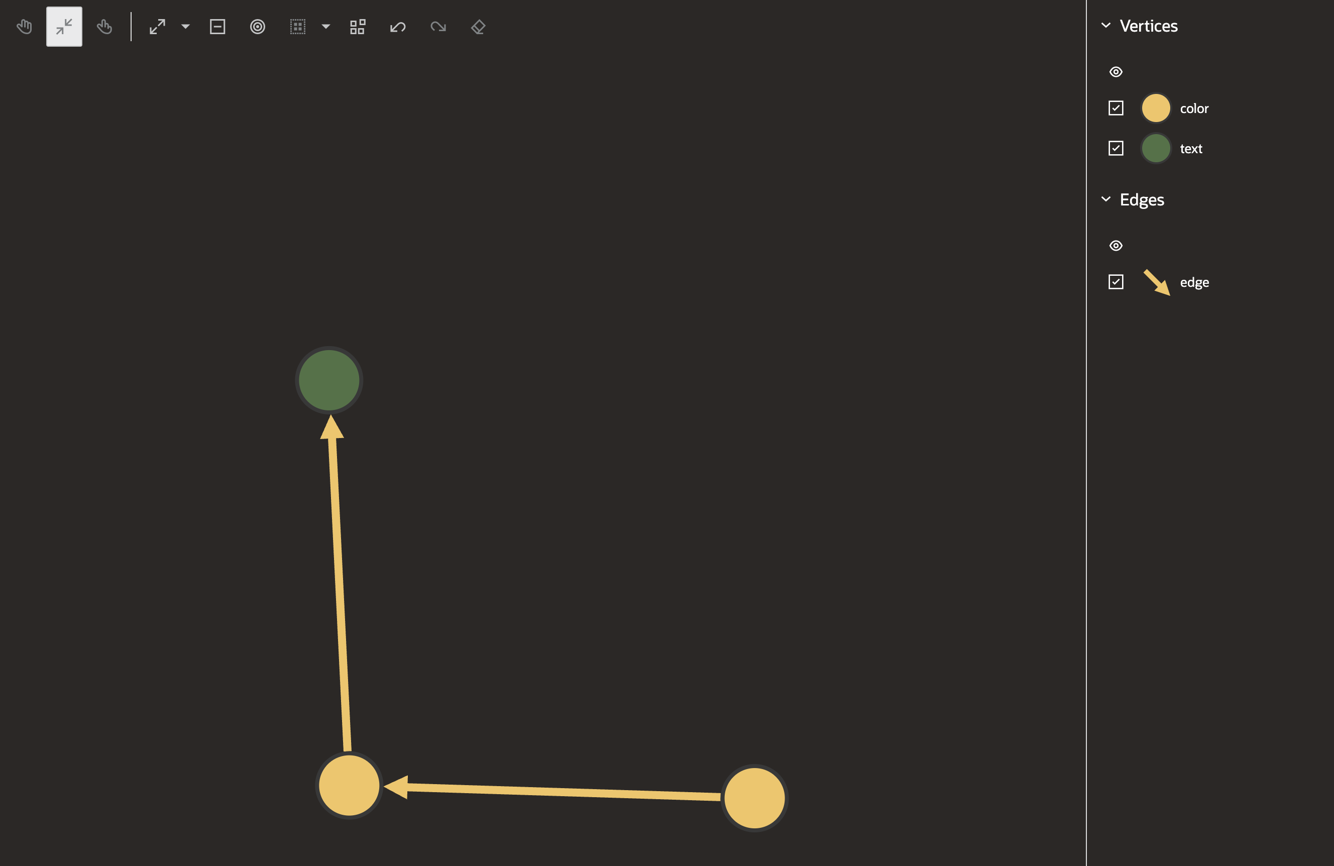 Dark Theme Graph Visualization
