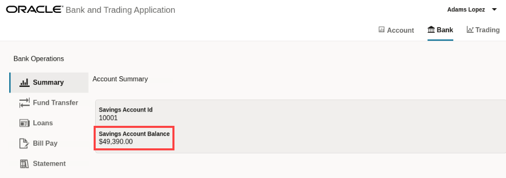 口座サマリーでの更新済残高の表示 口座サマリーでの更新済残高の表示