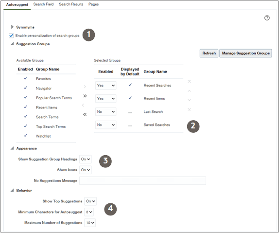 グローバル検索UI構成