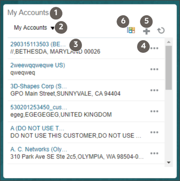 テキストで説明されている機能が強調表示された 「自分のアカウント」ワークスペース・インフォレット