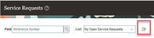 拡張検索の表示ボタンのスクリーンショット。