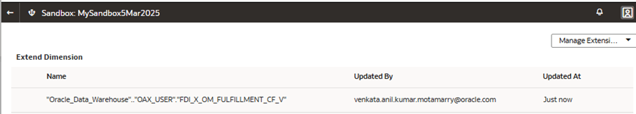 サンドボックス: 拡張ディメンションを表示するMySandbox5Mar2025ページ