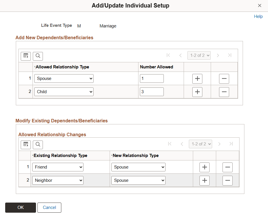 Add_Update Individual Config modal window