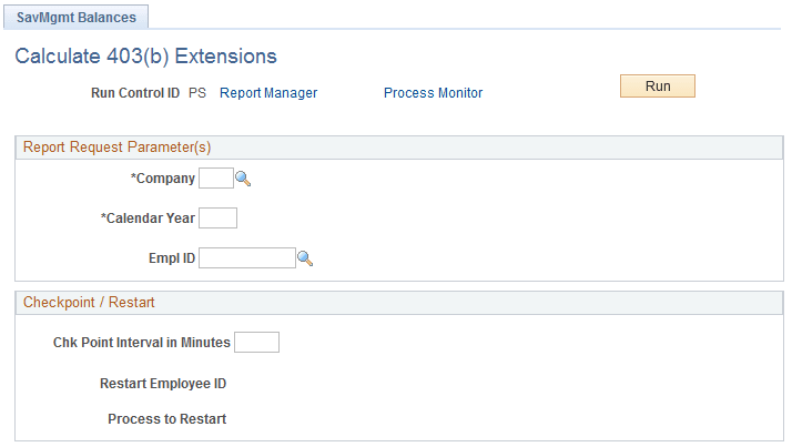 Calculate 403(b) Extensions page