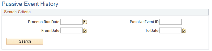 Passive Event History page