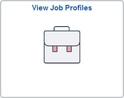 View Job Profiles tile