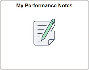 My Performance Notes tile