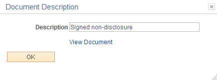 Document Description page
