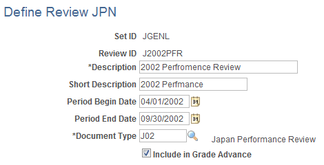 Define Review JPN page