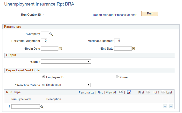 Unemployment Insurance Rpt BRA page