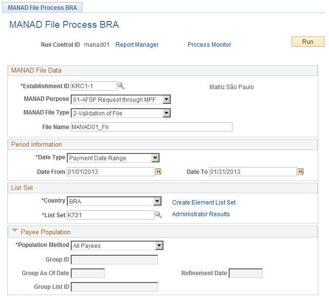 MANAD File Process BRA page