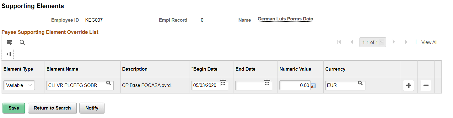 Supporting Elements Page