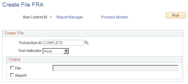 Create File FRA page
