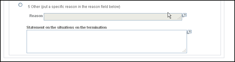 Reason of Term page (3 of 3)
