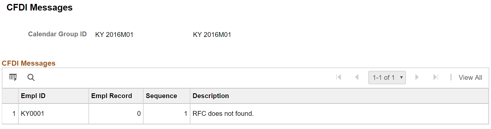 Payee Message CFDI MEX Page