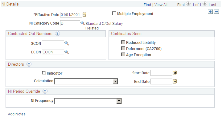 Maintain NI Data GBR page (2 of 2)