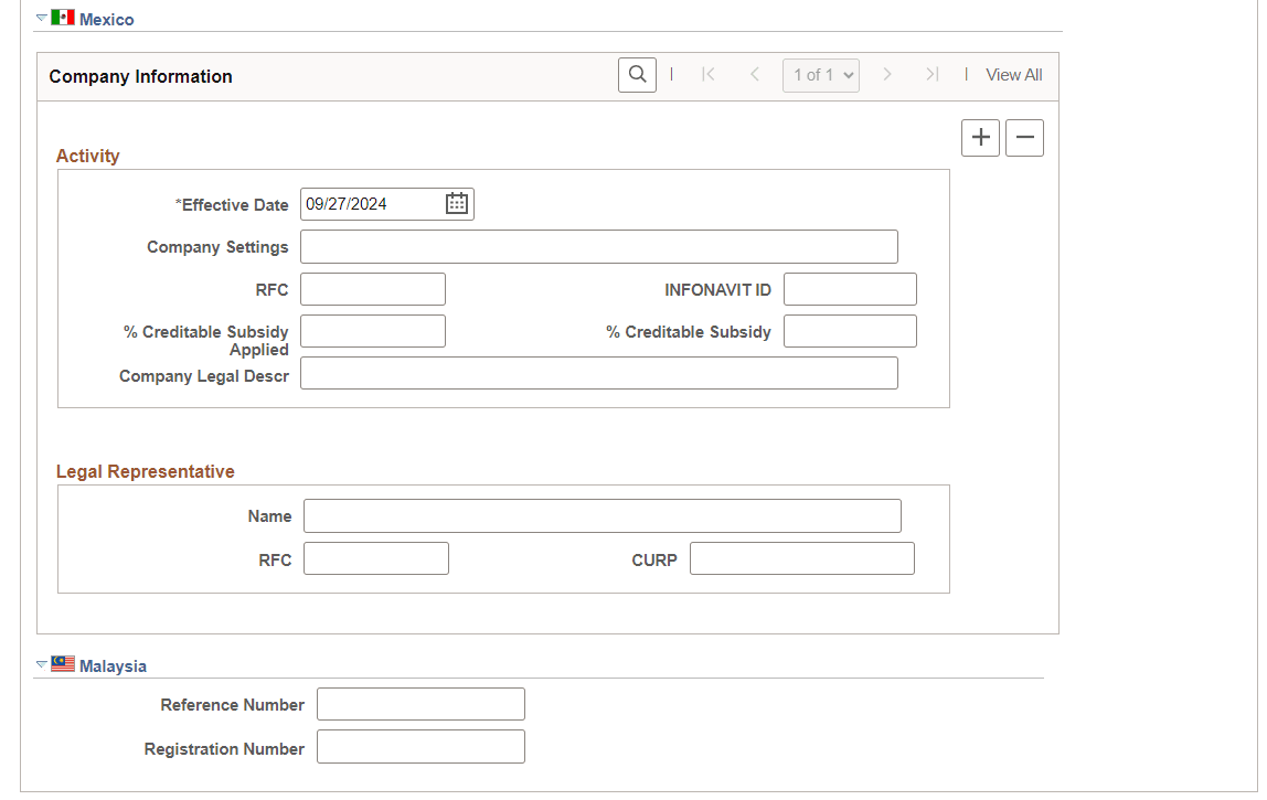 Default Settings page (9 of 9)