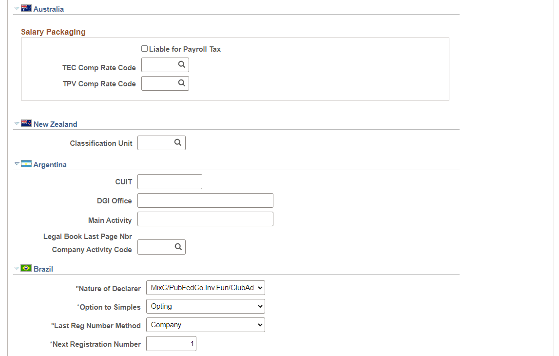 Default Settings page (6 of 9)