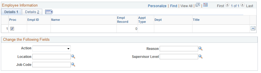 Transfer Entry with Trees page (2 of 2)