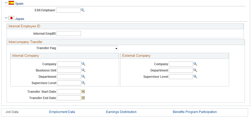 Work Location page (2 of 2)