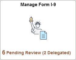 Manage Form I-9 tile
