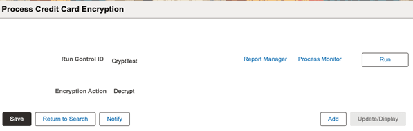 Process Credit Card Encryption