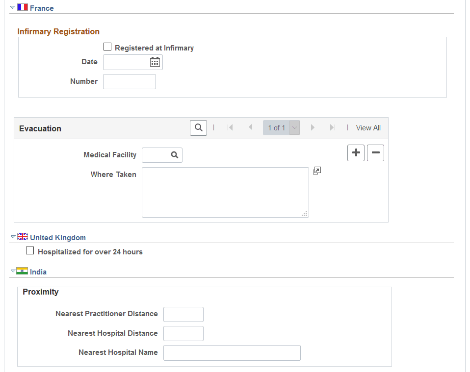 Injury Details - 1st Aid page (3 of 3)