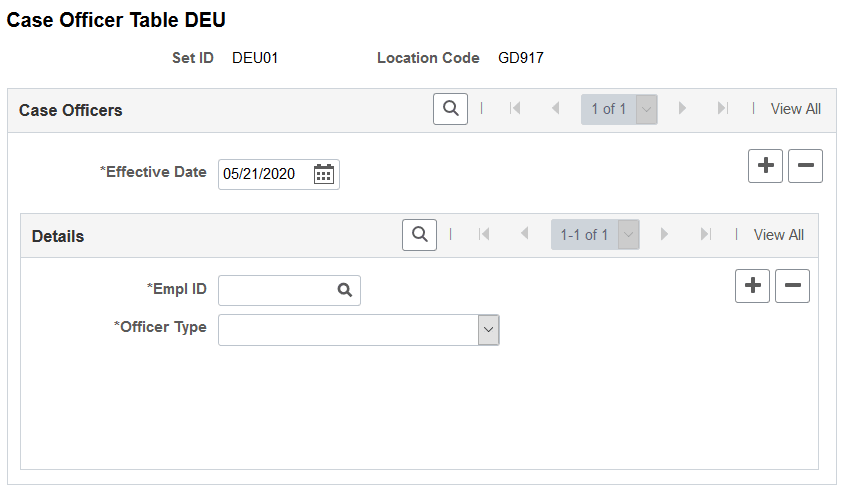 Case Officer Table DEU page