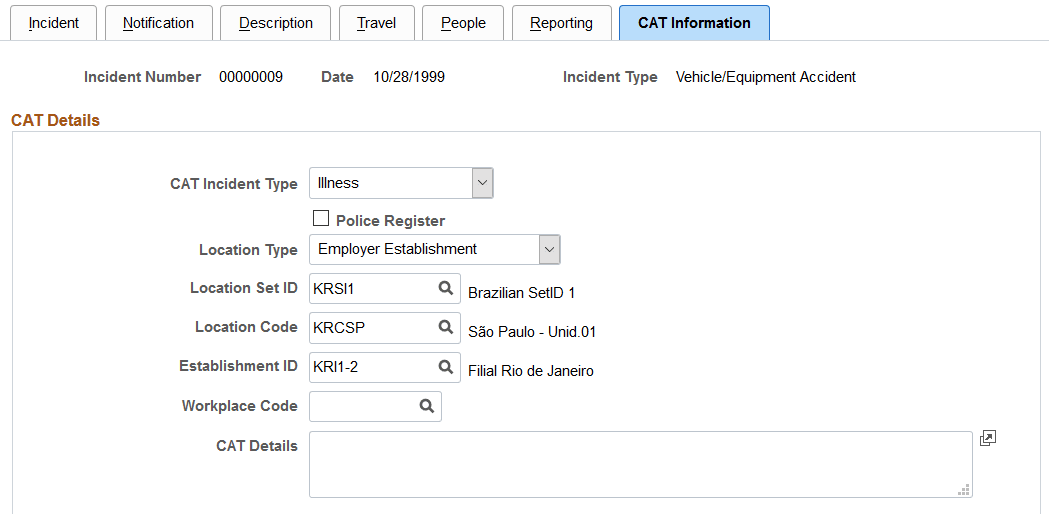 CAT Information page (1 of 2)