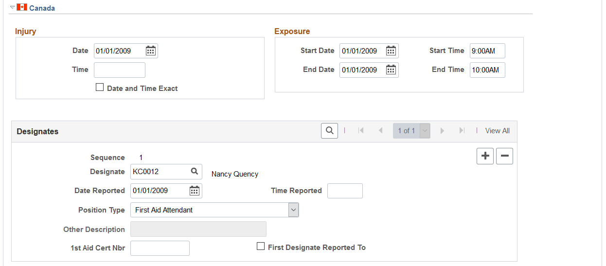Injury Details - Injury page (2 of 3)