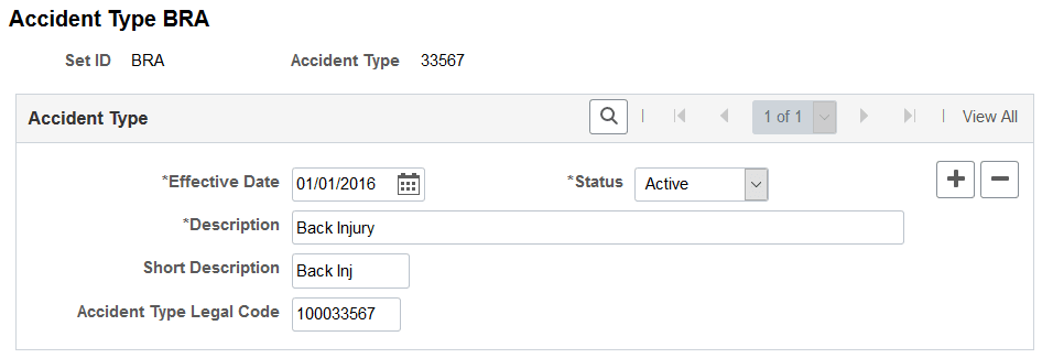 Accident Type BRA page
