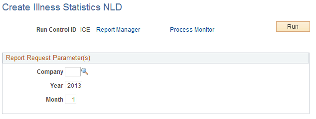 Create Illness Statistics NLD page