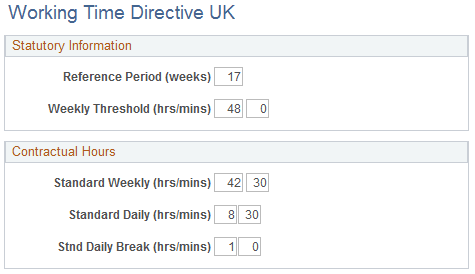 Working Time Directive UK page