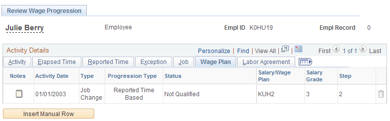 Review Wage Progression page (6 of 7)