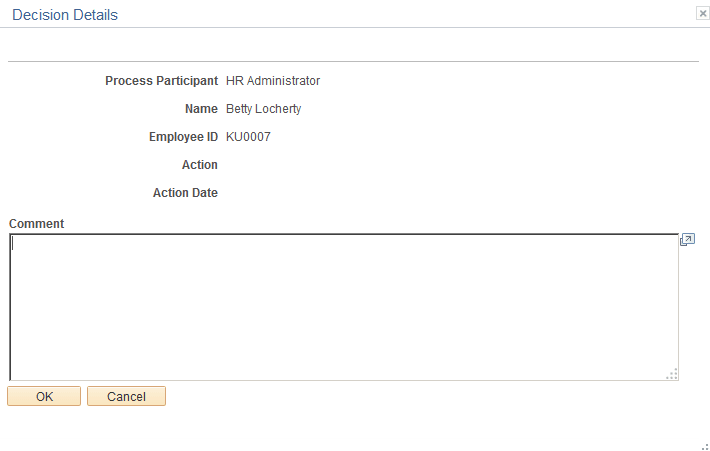 Decision Details page