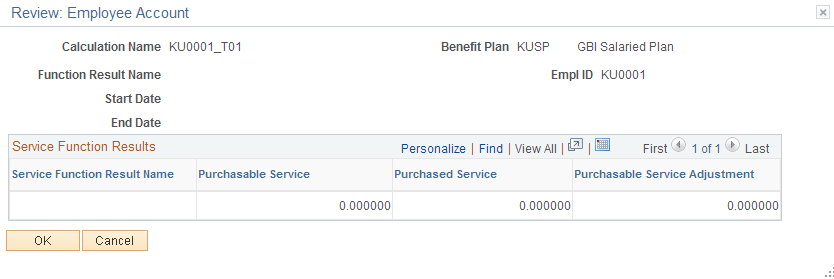 Review: Employee Account page