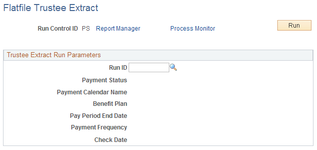 Flatfile Trustee Extract page